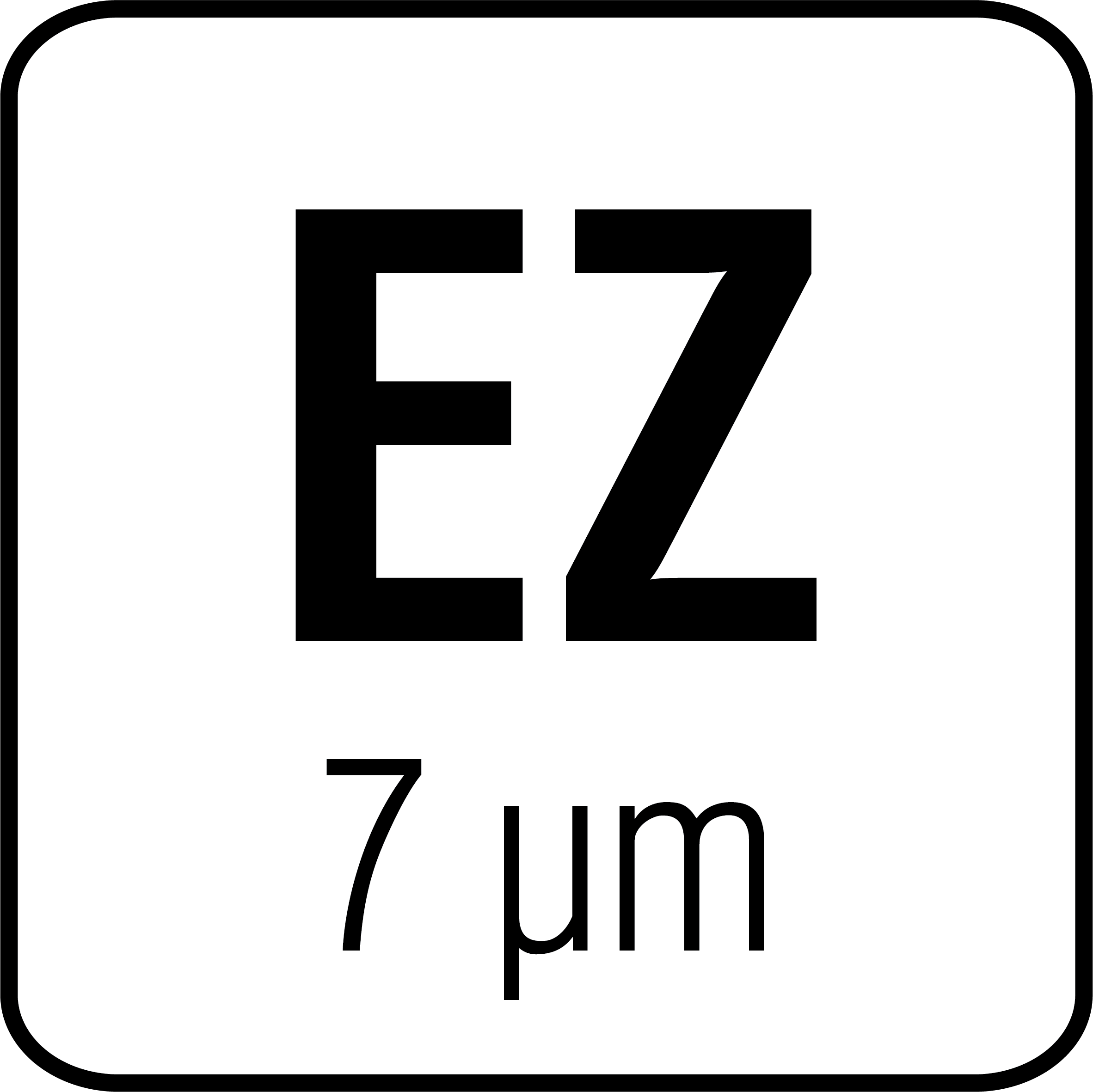 Acier électrozingué 7µm