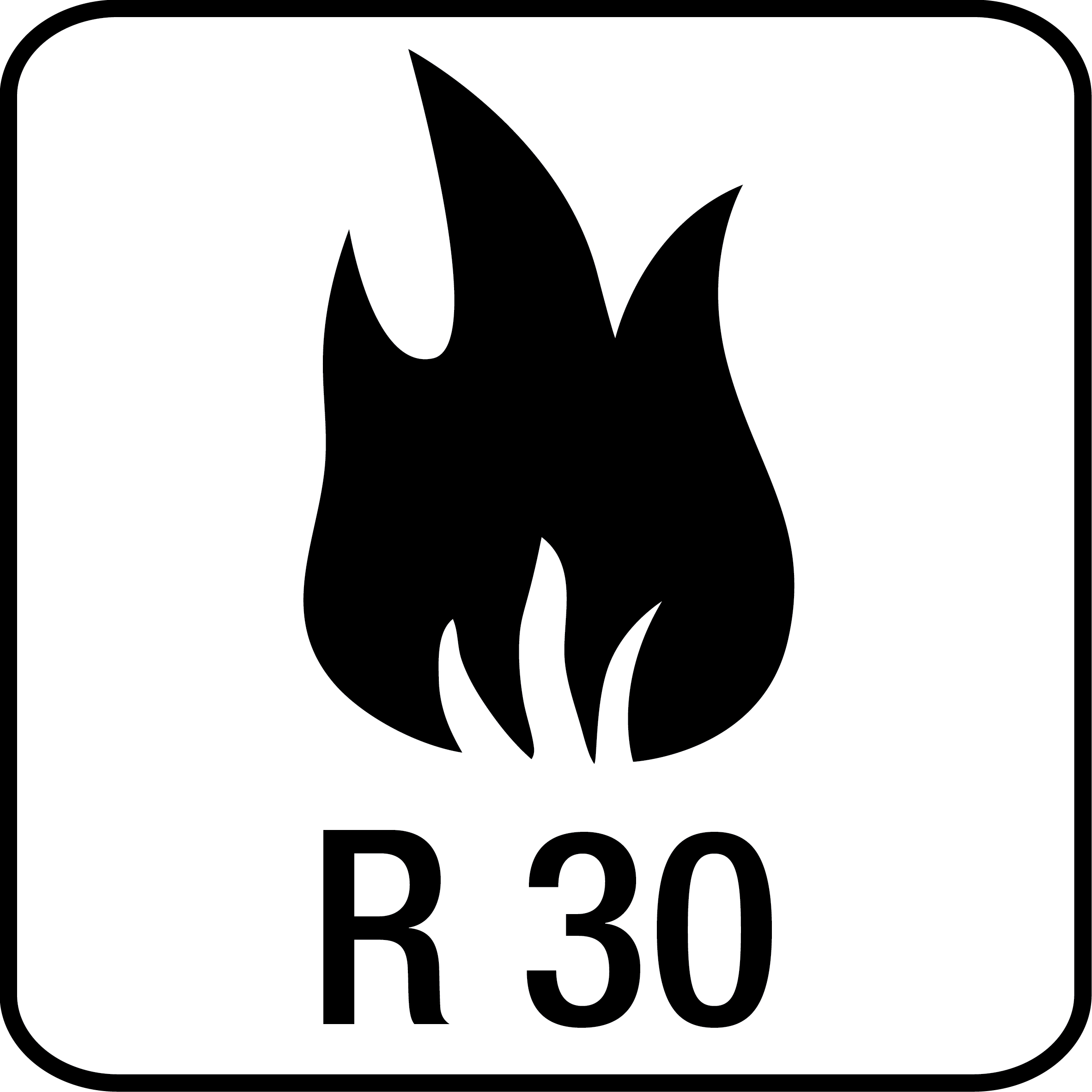 Fire resistance R 30