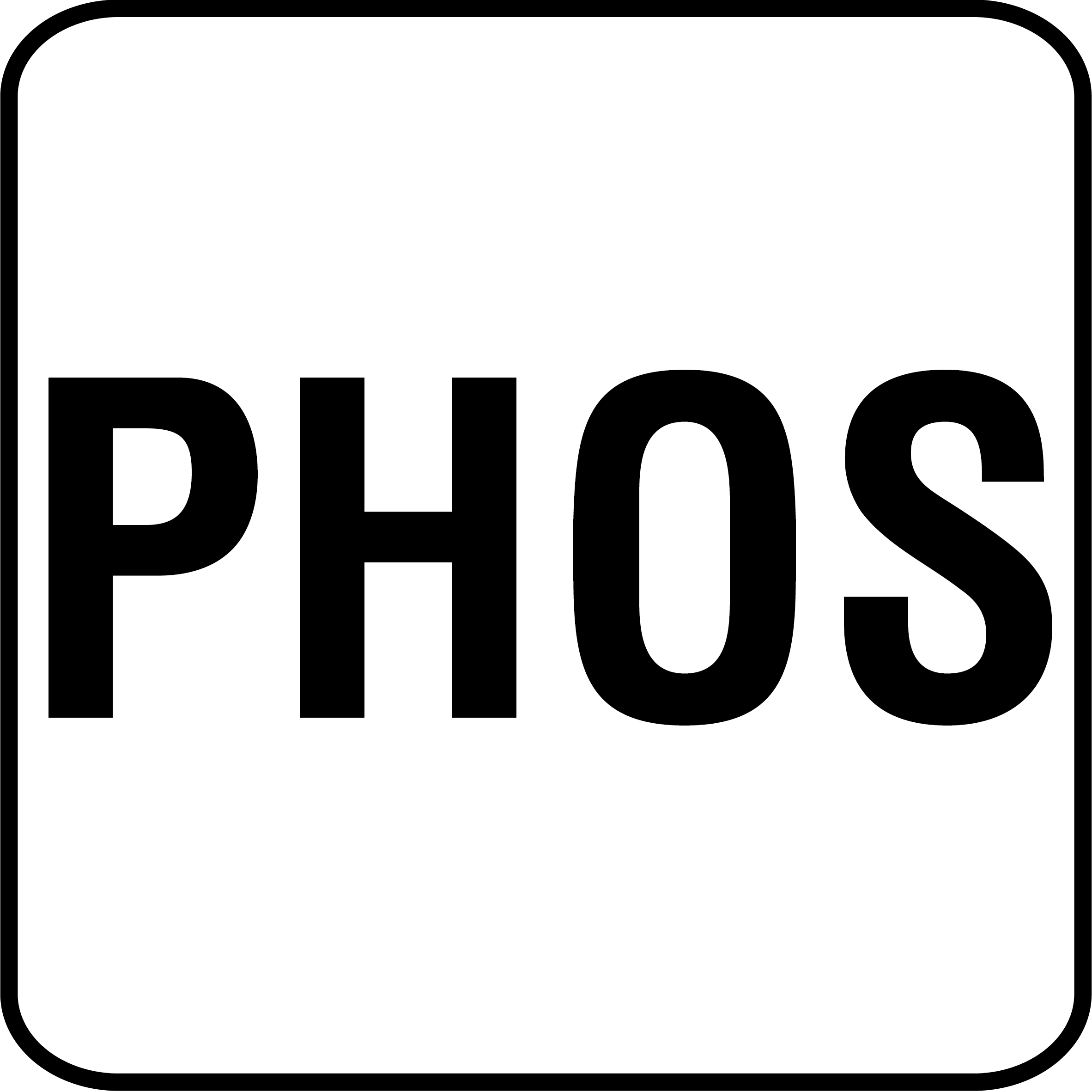 Phosphated