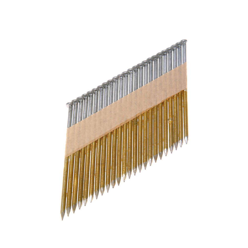 Framing Nail 34 Paper tape Clipped Head Ring shank HDG