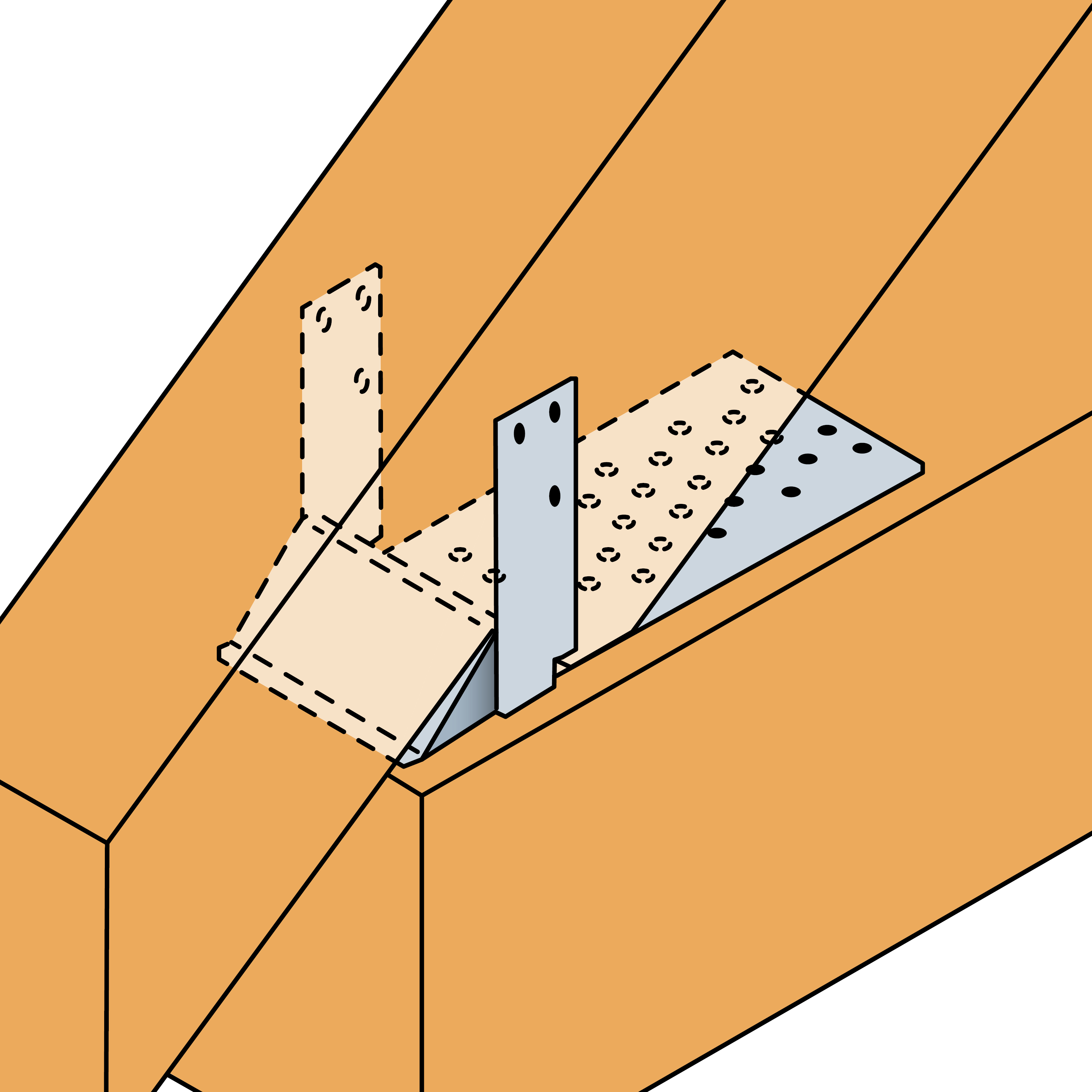 Truss shoe SHH SHH Simpson StrongTie