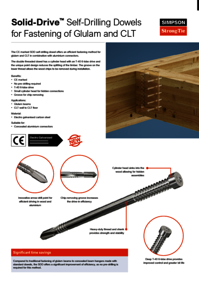 SDD dowel
