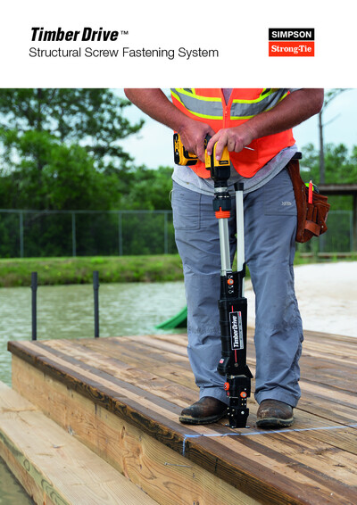 Timber Drive™  Structural Screw Fastening System