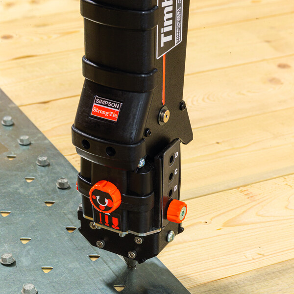 CLT connection with steel profiles