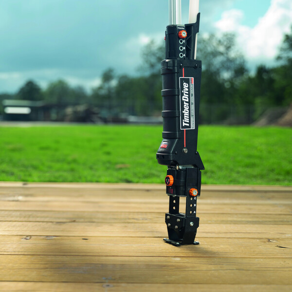 Wooden paths and terraces