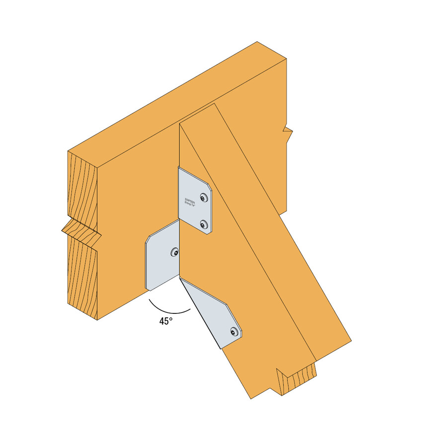 Timber Joist Hanger Slope Adjustable SPR Simpson StrongTie