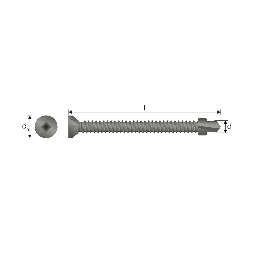 Self Drilling Fibre Cement Screw CBSDQ Simpson StrongTie